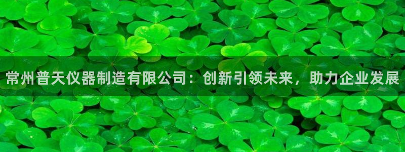 云顶国际饭店：常州普天仪器制造有限公司：创新引领未来，助力企