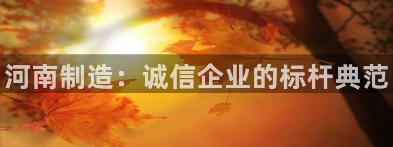 太原云顶国际大酒店订餐：河南制造：诚信企业的标杆典范